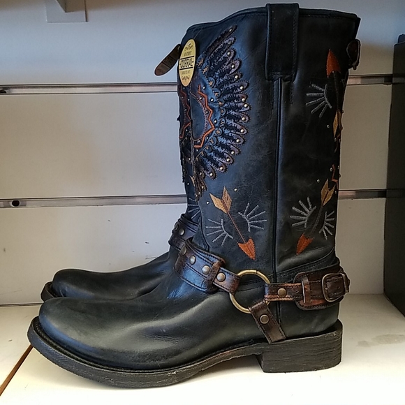 New Men's Corral A3615 Black Eagle Harness - Picture 6 of 8